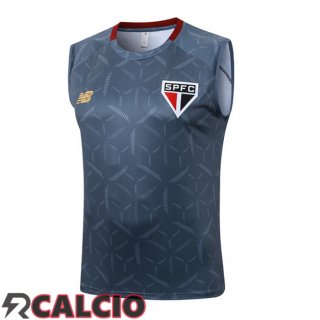 Canotta Allenamento Sao Paulo FC Grigio 2025/2026  Canotta Allenamento Sao Paulo FC Grigio 2025/2026