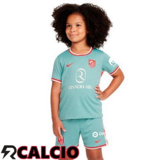 Seconda Maglia Atletico Madrid Bambino Verde 2024/2025
