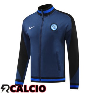 Giacca Calcio Inter Milan Blu Reale 2024/2025  Giacca Calcio Inter Milan Blu Reale 2024/2025