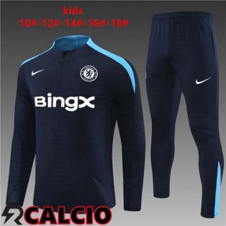 Insieme Tuta Calcio FC Chelsea Bambino Blu Reale 2024/2025  Insieme Tuta Calcio FC Chelsea Bambino Blu Reale 2024/2025