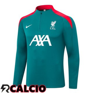 Felpa Allenamento FC Liverpool Verde 2024/2025