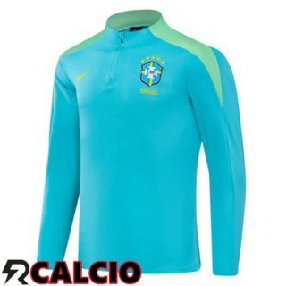 Felpa Allenamento Brasile Verde 2024/2025