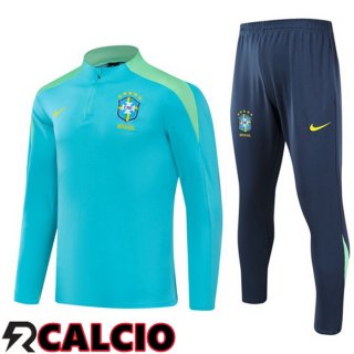 Insieme Tuta Calcio Brasile Verde 2024/2025  Insieme Tuta Calcio Brasile Verde 2024/2025