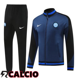 Insieme Tuta Calcio - Giacca Inter Milan Blu Reale 2024/2025  Insieme Tuta Calcio - Giacca Inter Milan Blu Reale 2024/2025