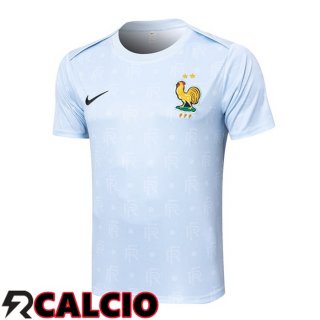 T Shirt Allenamento Francia Blu 2024/2025