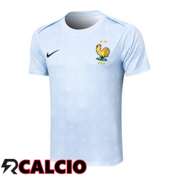 T Shirt Allenamento Francia Blu 2024/2025  T Shirt Allenamento Francia Blu 2024/2025