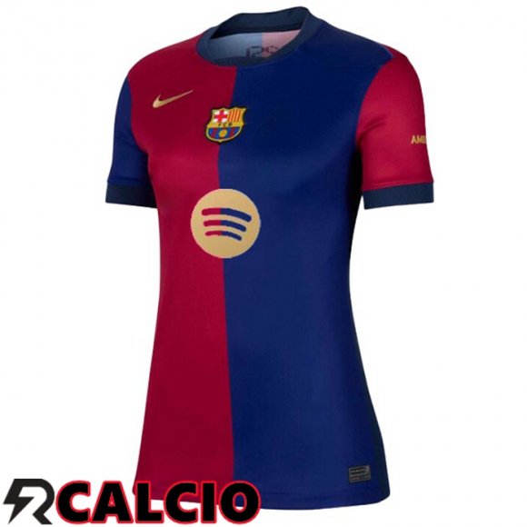 Prima Maglia FC Barcellona Donna Blu Rosso 2024/2025  Prima Maglia FC Barcellona Donna Blu Rosso 2024/2025