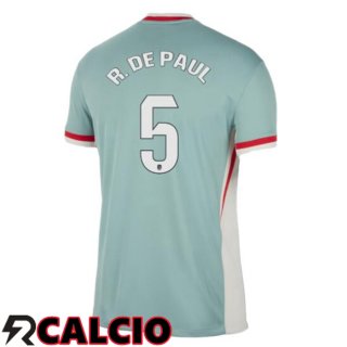 Seconda Maglia Atletico Madrid (R. DE PAUL 5) Verde 2024/2025