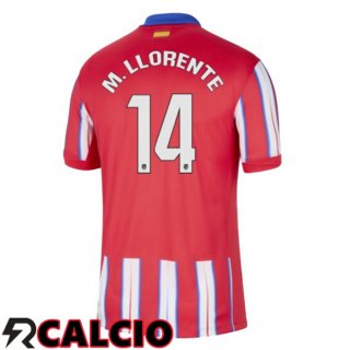Prima Maglia Atletico Madrid (M. LLORENTE 14) Rosso 2024/2025