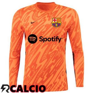 Maglie Calcio FC Barcellona Portiere Manica Lunga Spotify Rosa 2024/2025