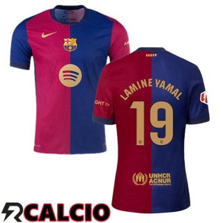 Prima Maglia FC Barcellona (LAMINE YAMAL 19) Blu Rosso 2024/2025