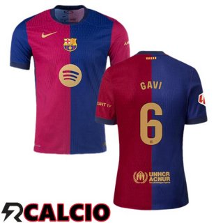 Prima Maglia FC Barcellona (GAVI 6) Blu Rosso 2024/2025