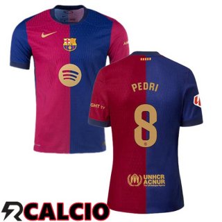 Prima Maglia FC Barcellona (PEDRI 8) Blu Rosso 2024/2025  Prima Maglia FC Barcellona (PEDRI 8) Blu Rosso 2024/2025