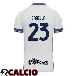 Seconda Maglia Inter Milan (BARELLA 23) Bianco 2024/2025  Seconda Maglia Inter Milan (BARELLA 23) Bianco 2024/2025