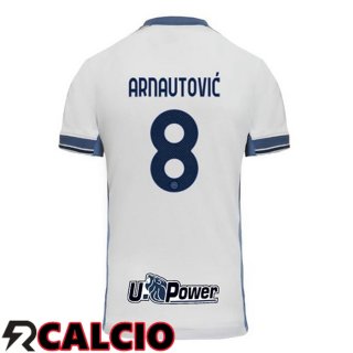 Seconda Maglia Inter Milan (ARNAUTOVIĆ 8) Bianco 2024/2025  Seconda Maglia Inter Milan (ARNAUTOVIĆ 8) Bianco 2024/2025
