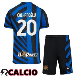 Prima Maglia Inter Milan (ÇALHANOĞLU 20) Bambino Blu 2024/2025