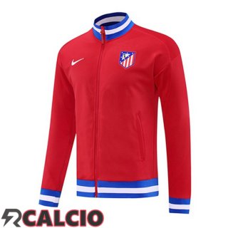 Giacca Calcio Atletico Madrid Rosso 2025/2026  Giacca Calcio Atletico Madrid Rosso 2025/2026
