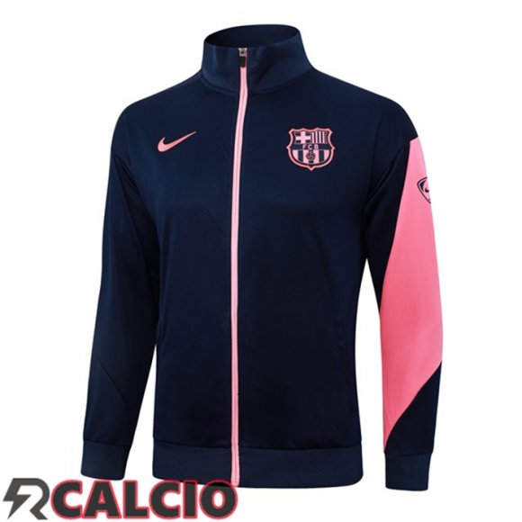 Giacca Calcio FC Barcellona Blu Reale 2025/2026  Giacca Calcio FC Barcellona Blu Reale 2025/2026