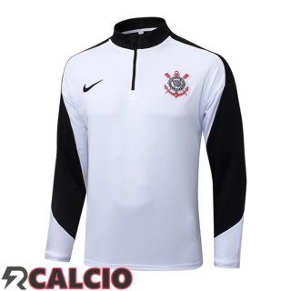 Felpa Allenamento Corinthians Bianco 2025/2026  Felpa Allenamento Corinthians Bianco 2025/2026