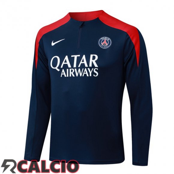 Felpa Allenamento Paris PSG Blu Reale 2025/2026  Felpa Allenamento Paris PSG Blu Reale 2025/2026