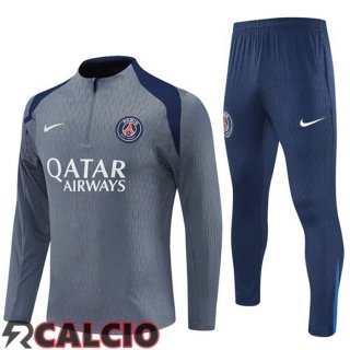 Insieme Tuta Calcio Paris PSG Grigio 2025/2026  Insieme Tuta Calcio Paris PSG Grigio 2025/2026