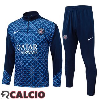 Insieme Tuta Calcio Paris PSG Blu Reale 2025/2026  Insieme Tuta Calcio Paris PSG Blu Reale 2025/2026
