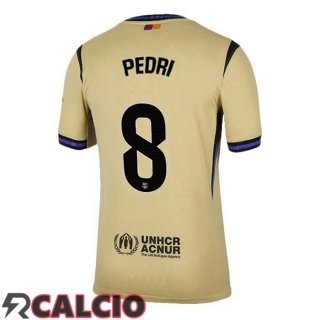 Seconda Maglia FC Barcellona (PEDRI 8) Giallo 2025/2026