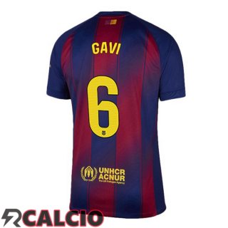 Prima Maglia FC Barcellona (GAVI 6) Blu Rosso 2025/2026