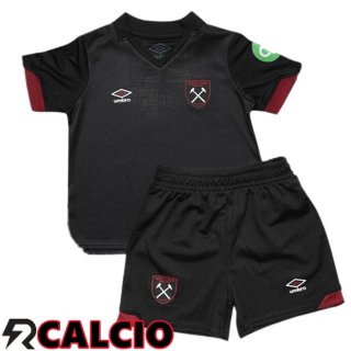 Seconda Maglia West Ham United Bambino Nero 2024/2025