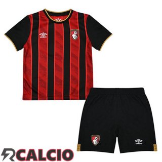 Prima Maglie Calcio AFC Bournemouth Bambino Rosso 2025/2026  Prima Maglie Calcio AFC Bournemouth Bambino Rosso 2025/2026