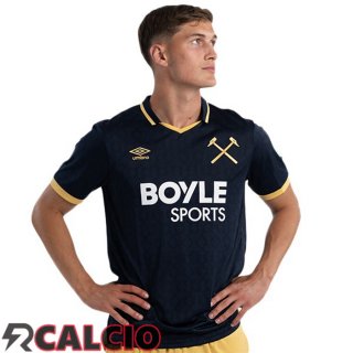 Terza Maglie Calcio West Ham United Nero 2025/2026  Terza Maglie Calcio West Ham United Nero 2025/2026