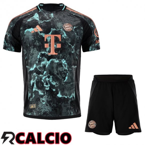 Insieme Seconda Maglia Bayern Monaco + Pantaloncini 2024/2025