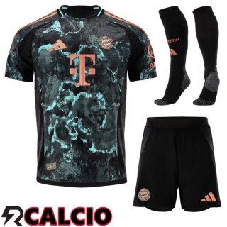 Insieme Seconda Maglia Bayern Monaco (Pantaloncini + Calzini) 2024/2025