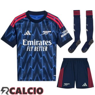 Insieme Seconda Maglia Arsenal (Pantaloncini + Calzini) 2025/2026  Insieme Seconda Maglia Arsenal (Pantaloncini + Calzini) 2025/2026