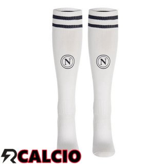 Seconda Calzini Calcio SSC Napoli Bianco 2024/2025