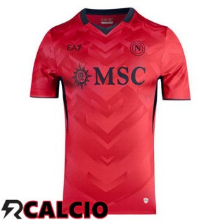 Maglie Calcio SSC Napoli Portiere Rosso 2024/2025