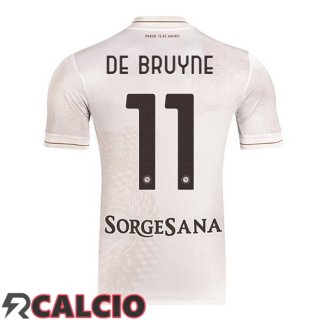 Seconda Maglia SSC Napoli (Kevin De Bruyne 11) Bianco 2025/2026  Seconda Maglia SSC Napoli (Kevin De Bruyne 11) Bianco 2025/2026