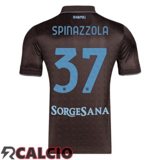 Terza Maglia SSC Napoli (Leonardo Spinazzola 37) Marrone 2025/2026