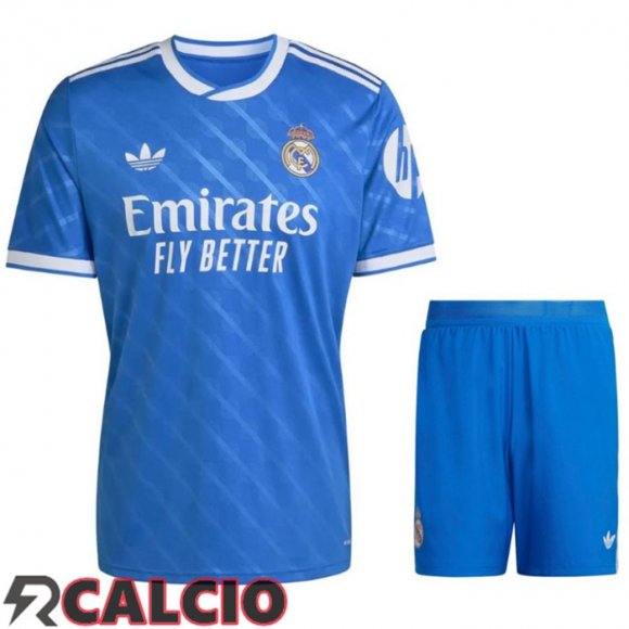 Insieme Terza Maglia Real Madrid + Pantaloncini 2025/2026