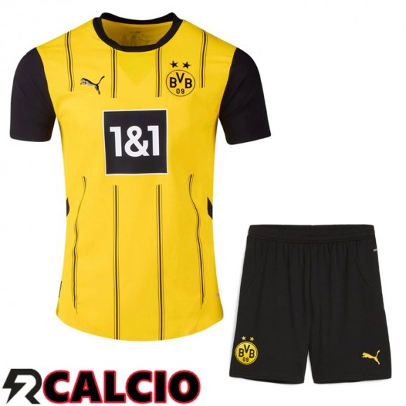 Insieme Prima Maglia Dortmund BVB + Pantaloncini 2024/2025