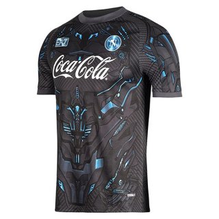 T Shirt Allenamento SSC Napoli Nero/Blu 2025/2026  T Shirt Allenamento SSC Napoli Nero/Blu 2025/2026