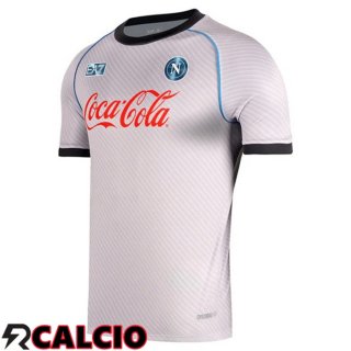 T Shirt Allenamento SSC Napoli Bianco 2025/2026  T Shirt Allenamento SSC Napoli Bianco 2025/2026