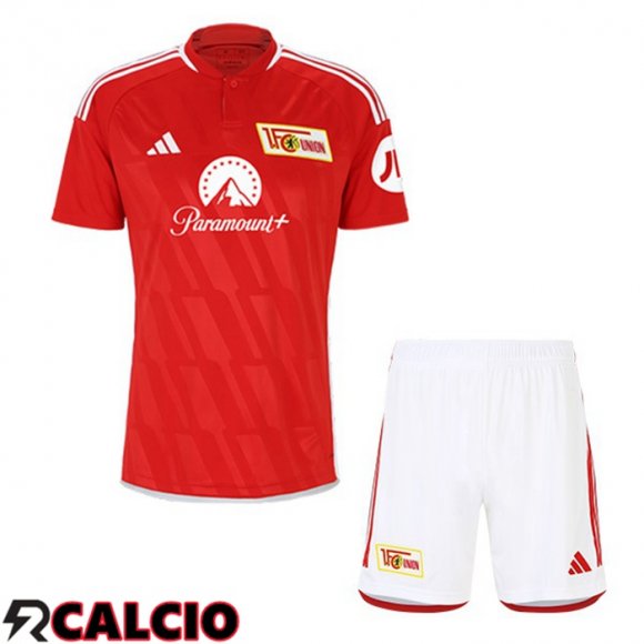 Prima Maglia FC Union Berlin Bambino Rosso 2023/2024
