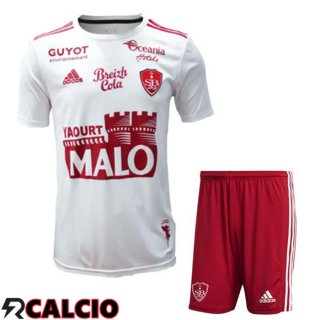 Seconda Maglia Stade Brestois Bambino Bianco 2023/2024