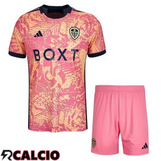 Terza Maglia Leeds United Bambino Rosa 2023/2024