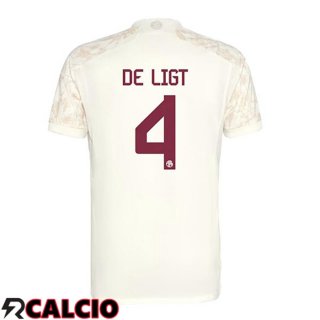 Terza Maglia Bayern Monaco (de Ligt 4) Giallo 2023/2024