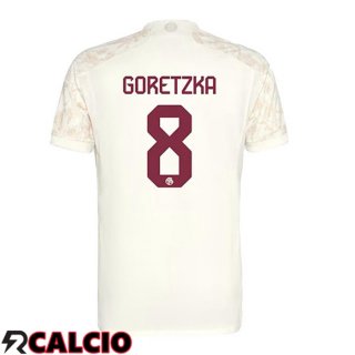 Terza Maglia Bayern Monaco (Goretzka 8) Giallo 2023/2024