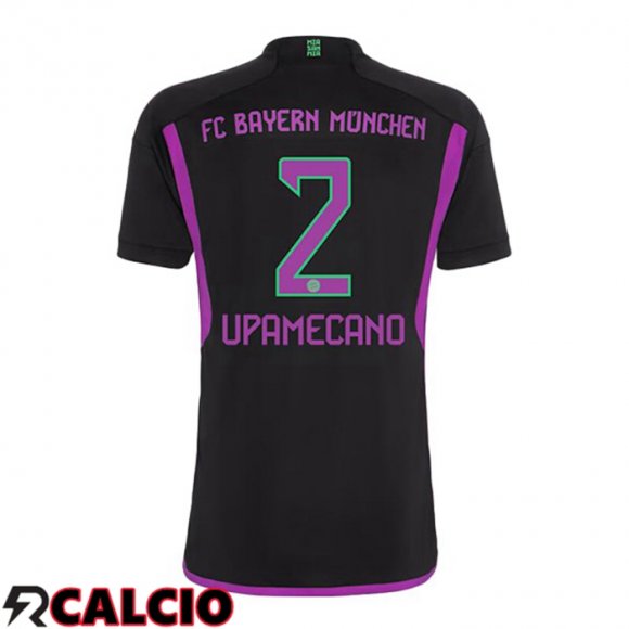 Seconda Maglia Bayern Monaco (Upamecano 2) Nero 2023/2024