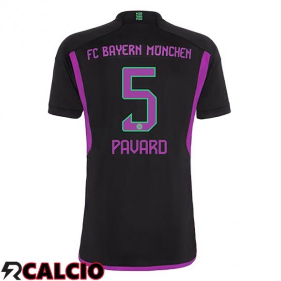 Seconda Maglia Bayern Monaco (Pavard 5) Nero 2023/2024  Seconda Maglia Bayern Monaco (Pavard 5) Nero 2023/2024