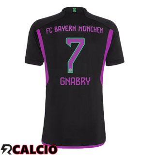 Seconda Maglia Bayern Monaco (Gnabry 7) Nero 2023/2024